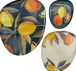 Set de 3 vide-poches en métal (Citrus ovale)