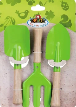 Set jardinage enfant 3 pièces (Vert)