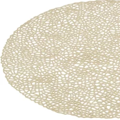 Sets de table en vinyle Fête (lot de 6) (Doré 2)