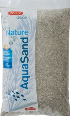 Sol décoratif Aquasand naturel quartz moyen 5kg
