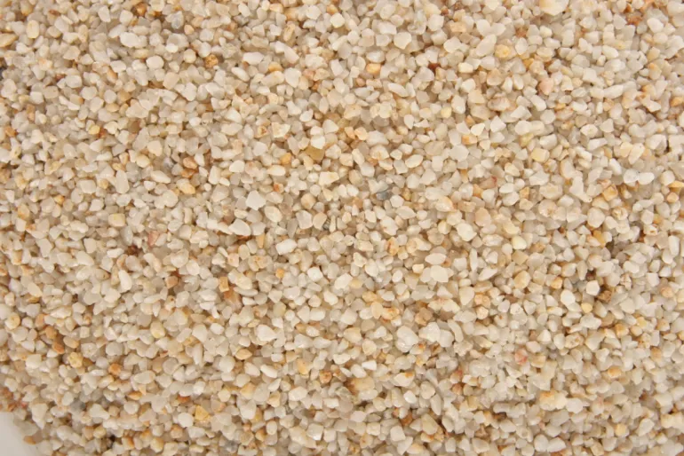 Sol décoratif Aquasand naturel quartz blanc 1kg