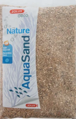 Sol décoratif naturel Aquasand nat rivière 1kg