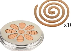 Spirales citronelle dans brûleur en métal (Unitaire)