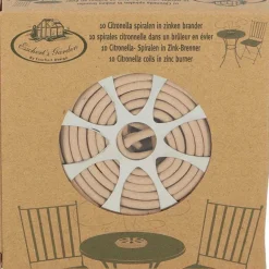 Spirales citronelle dans brûleur en métal (Unitaire)