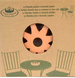 Spirales citronnelle en terre cuite (Unitaire)