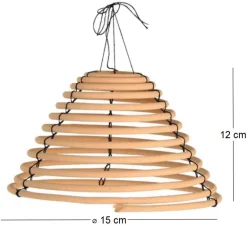 Spirales de citronnelle à suspendre (Lot de 6) (S)