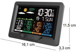 Station météo couleur avec 3 capteurs extérieurs
