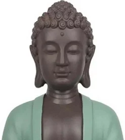 Statue Bodhi avec plateau vide poche en polyrésine