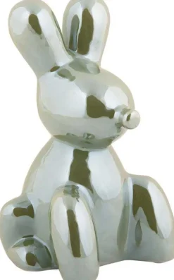 Statue en céramique Balloon Bunny (Vert)