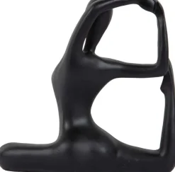 Statue en polyrésine Yoga Bow (Noir)