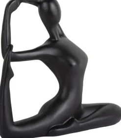 Statue en polyrésine Yoga Bow (Noir)