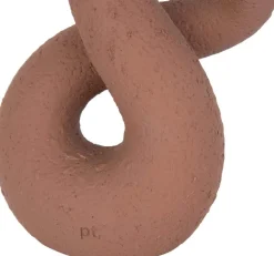 Statue en résine Art knot (Orange terracotta)