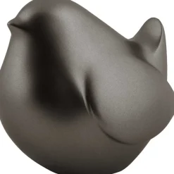 Statue en résine effet métalisé Fat Bird (Gris foncé)