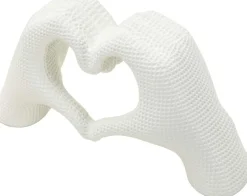 Statuette décorative en polyrésine Hands lover 25 x 7.5 x 13.5 cm (Blanc)