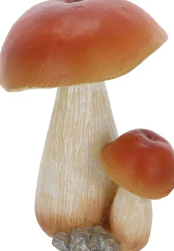 Statuette décorative en polyrésine Champignons (Lot de 3) (12 cm)