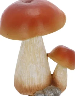 Statuette décorative en polyrésine Champignons (Lot de 3) (12 cm)