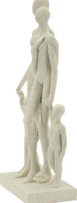 Statuette en polyrésine Family stons 16 x 8 x 30.5 cm