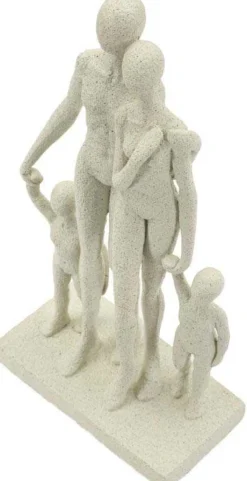 Statuette en polyrésine Family stons 16 x 8 x 30.5 cm