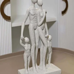 Statuette en polyrésine Family stons 16 x 8 x 30.5 cm