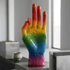 Statuette en polyrésine Rainbow hand (Win)
