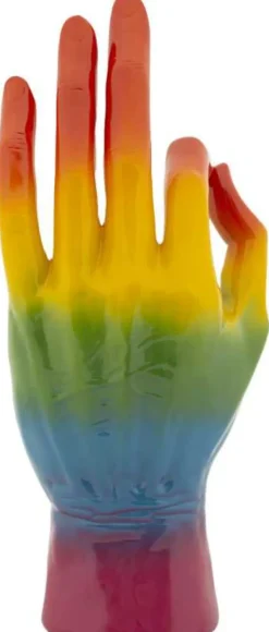 Statuette en polyrésine Rainbow hand (Win)