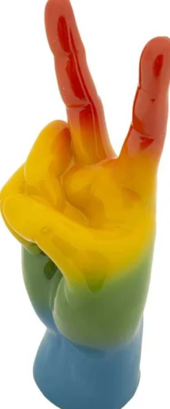 Statuette en polyrésine Rainbow hand (Ok)