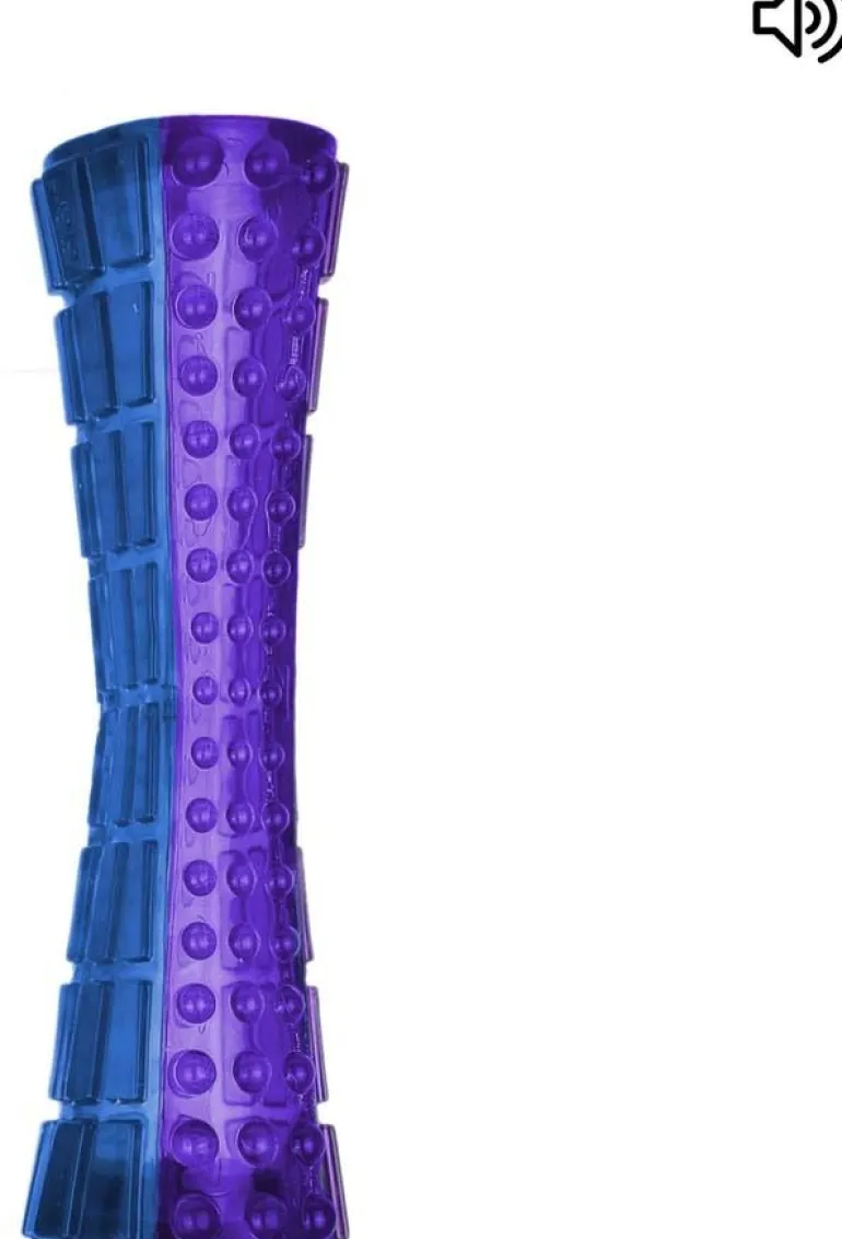 Stick chien en plastique coloré 15 cm
