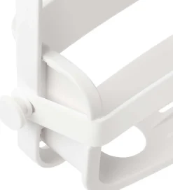 Support accessoires de douche 2 étagères Flex (Blanc)