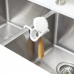 Support accessoires robinet (Blanc)