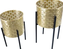 Support à plantes en métal Coppia (Lot de 2) (Modèle 4)