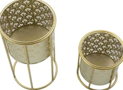 Support à plantes en métal Coppia (Lot de 2) (Modèle 1)