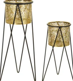 Support à plantes en métal Drak (Lot de 2)