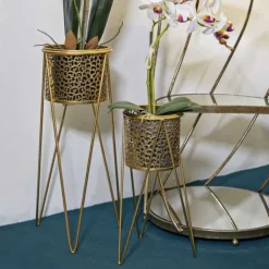 Support à plantes en métal Glod (Lot de 2)