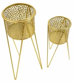 Support à plantes en métal Glod (Lot de 2)