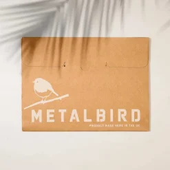 Support pour bol mangeoire en acier corten Bird