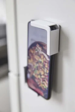 Support smartphone et tablette pour frigo Tower