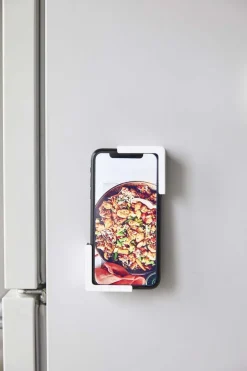 Support smartphone et tablette pour frigo Tower