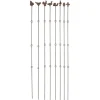 Supports à plantes verticaux (Lot de 8) (Hauteur 175 cm)