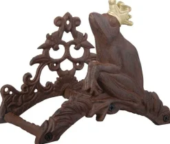 Support tuyau d'arrosage grenouille couronnée