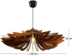 Suspension Big Daisy (Marron)
