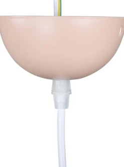 Suspension en acier Tubbie vieux rose (1 abat-jour)