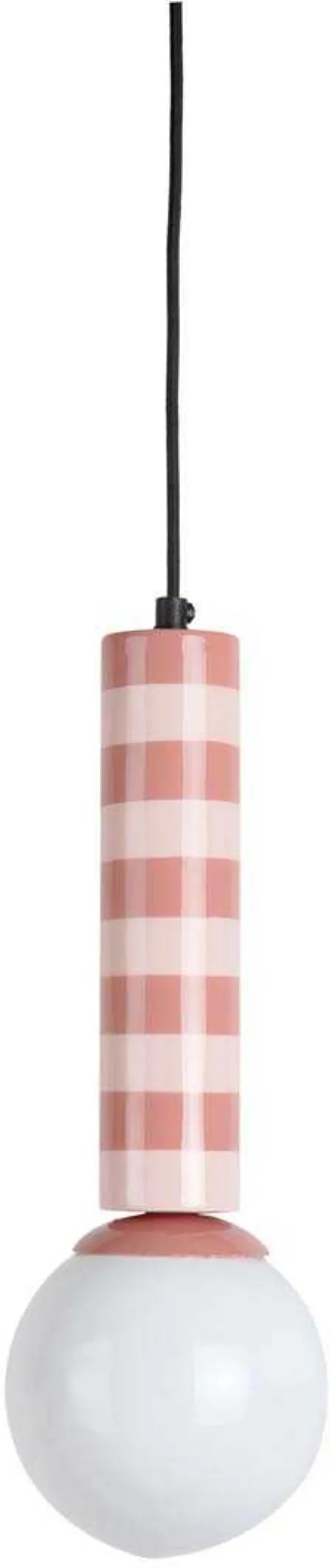 Suspension en métal bicolore Rayado (Rose)