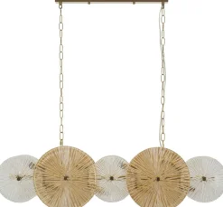 Suspension en métal et verre 100 x 23 x 94 cm Osaka