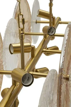 Suspension en métal et verre 100 x 23 x 94 cm Osaka