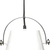 Suspension Indus en métal blanc (Modèle 2)