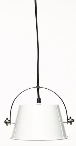 Suspension Indus en métal blanc (Modèle 2)