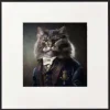 Tableau décoratif Animal head 40 x 40 cm (Lot de 3) (Chats)
