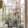 Tableau en verre herbes aromatiques
