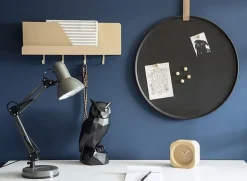 Tableau rond mémo en fer Perky