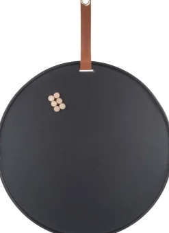 Tableau rond mémo en fer Perky